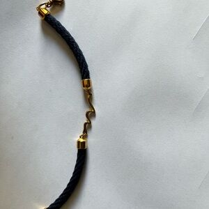 Black and Gold Rope Bracelet